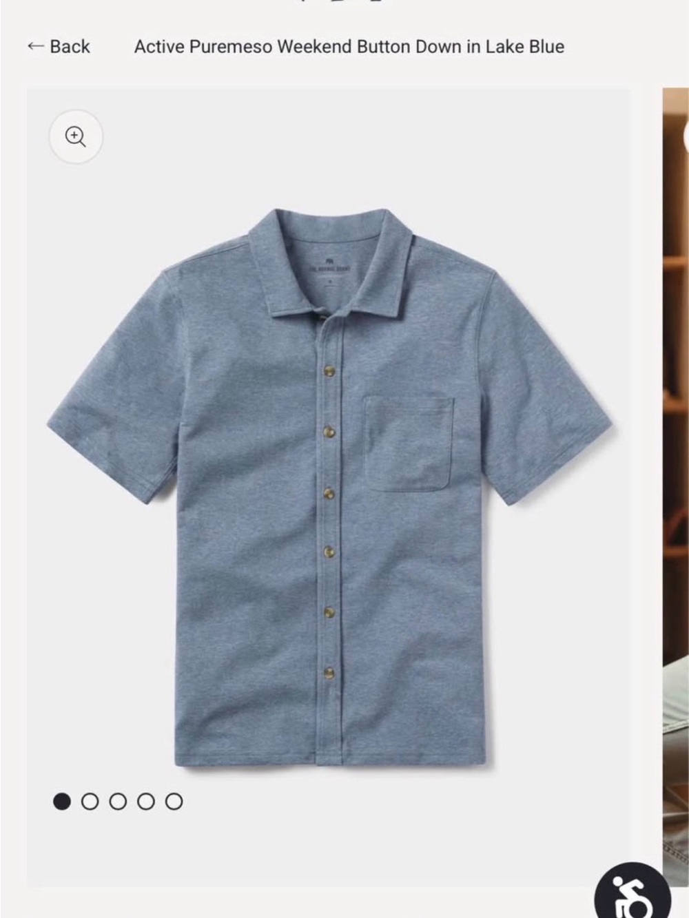 The Normal Brand - Men’s Button Down, Medium, New and unworn.